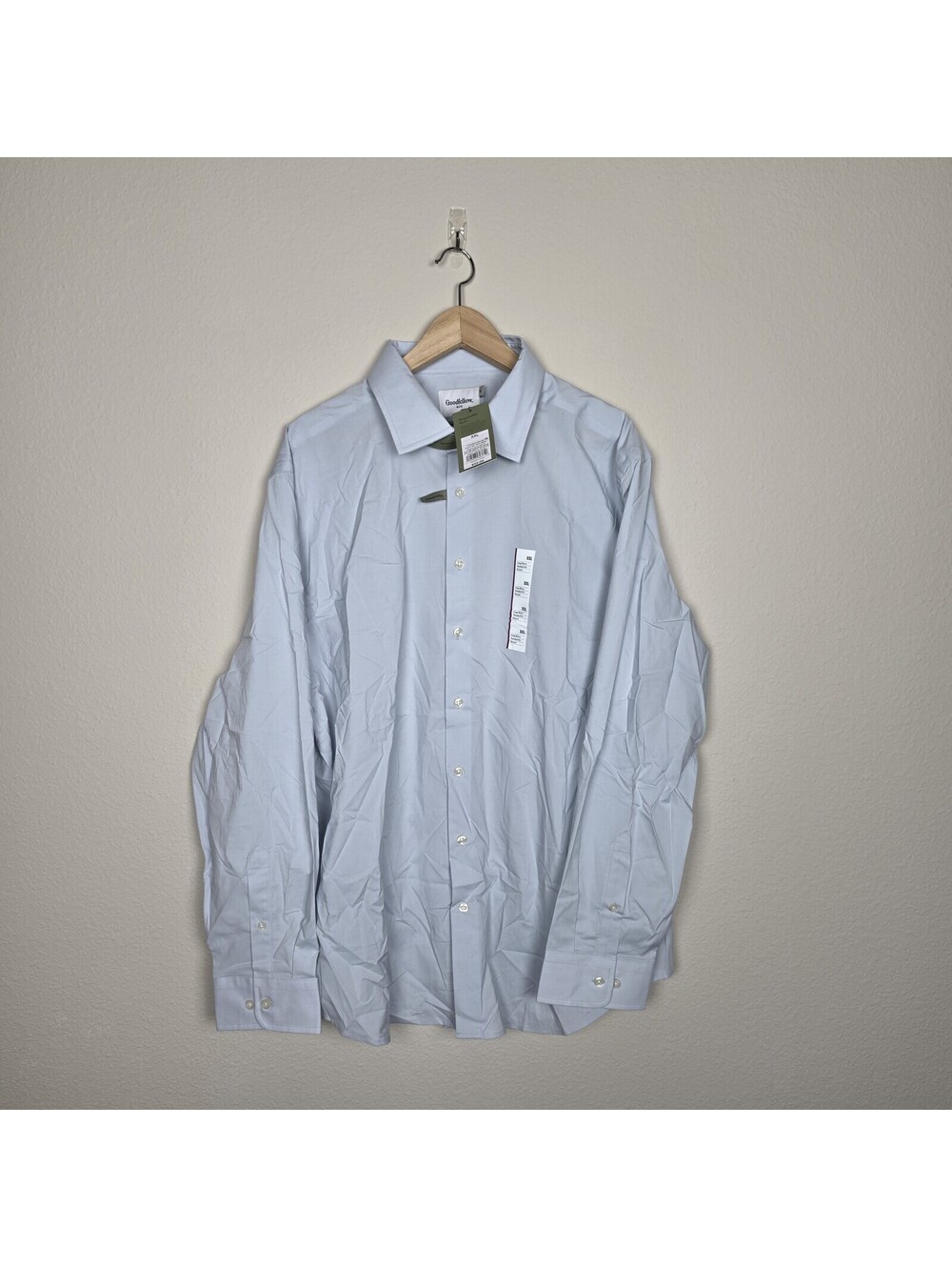 Goodfellow & Co Men's Performance Long Sleeve Button-Down Dress Shirt XXL